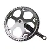 Biela 170 con Plato de 48t con Cubierta Bicicleta de Montaña Bicicleta de Carretera Plato de Una Sola Velocidad Biela Accesorios para Bicicleta