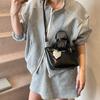 Bolsa de Mão Simples de Luxo Feminina Fashionable Estilo Ocidental Cesta de Piquenique Bolsa Balde 2025 Nova Moda Versátil Bolsa Transversal