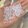 Arte de Uñas Recorte Mini Lazo Joyería Popular Resina Francesa Estéreo Blanco Rojo Lazo Decoración de Uñas