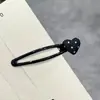Elástico de Cabelo Estilo Coreano com Coração e Bolinhas para Mulheres Corda de Cabelo Versátil Doce de Alta Qualidade para Rabo de Cavalo Alta Elasticidade Não Danifica o Cabelo Corda para Cabeça Acessórios de Cabelo