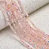 [Atacado] Contas Pontiagudas de Cristal de Vidro Colorido Contas Soltas Pulseira DIY Feita à Mão Acessórios de Joias para Miçangas Materiais