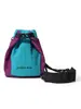 Bolso Cruzado de Nailon con Bloques de Color Dopamina y Cordón, Mini Bolso de Hombro Ligero para Botella de Agua para Senderismo y Montañismo al Aire Libre, para Parejas
