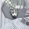 Nueva Moda Tendencia Collar Cabeza de Animal Joyería
