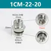 Adaptador hidráulico acero 45# Yonghua cono de 24 grados férula sello ED fitting para manguera 1CB 1CM 1DB 1DM