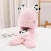 Gorro de Bebé Otoño e Invierno Bufanda de Bebé Linda para Niños y Niñas Conjunto de Dos Piezas Gorro de Felpa Engrosado a Prueba de Viento para Niños