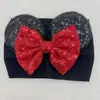 Grampos de Cabelo com Laço de Lantejoulas Europeus e Americanos Mais Vendidos Headwear Bordado para Bebê Grampos Laterais de Princesa Fofos Venda Direta da Fábrica