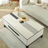 Mesa de Jantar de Couro de Alta Qualidade de Luxo Leve à Prova de Óleo Impermeável Apagável Não Lavável Tapete de Mesa Isolamento Térmico Anti-queimadura Tapete de Mesa de Centro de PVC
