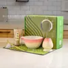 Set de matcha japonés de alta calidad, caja de regalo de cerámica, incluye batidor de té, producto popular transfronterizo, directo del fabricante, proveedor en stock