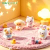 Paisaje en miniatura, adorables figuritas de gatito y cachorro con corbata, adorables decoraciones DIY, accesorios colgantes, pequeños adornos de escritorio