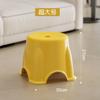 Banquinho Pequeno de Plástico Espessado para Uso Doméstico, Banquinho Pequeno para Sala de Estar, Banquinho Quadrado Empilhável, Banquinho para Mesa de Centro, Banquinho Infantil Baixo Antiderrapante para Banheiro