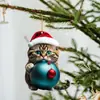 Pingente Série de Animais Fofos de Natal Transfronteiriço Presente Pingente de Árvore de Natal Pingente de Carro