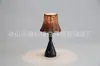 Lámpara de Noche Creativa de Ratán Recargable por USB Lámpara de Atmósfera de Doble Propósito Lámpara de Mesa Táctil Escritorio de Mesita de Noche Barra Lámpara de Mesa Decorativa