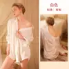 Camisola de Cetim, Caimento Solto Estilo Boyfriend, Confortável e Amiga da Pele, Adequada para Uso Diário em Casa e ao Ar Livre, 523 Estilo Fino