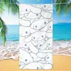 Toalha de Praia Atacado Transfronteiriço Desenho Animado Sanrio Toalha de Banho Absorvente Infantil Toalha de Praia Secagem Rápida Cachorro de Orelhas Grandes Pano