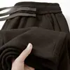 Comercio Exterior Transfronterizo Pantalones Deportivos de Pana para Hombre Otoño Invierno Engrosados Cálidos Rectos Casuales Sueltos Pierna Ancha Pantalones Casuales