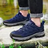 Zapatos de senderismo nuevos para hombre transfronterizos, zapatos de senderismo antideslizantes para exteriores, duraderos, disponibles en tallas grandes, adecuados para acampar, deportes y senderismo