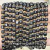6mm 8mm Pedra Natural Cristal Ágata Canto Chanfrado Quadrado DIY Pulseira Colar Acessórios de Joias Produtos Semi-Acabados Atacado