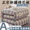 Estilo minimalista japonés Clase A algodón lavado algodón de Xinjiang colcha colcha desmontable lavable núcleo de colcha regalo colcha de invierno estudiante colcha de primavera y otoño