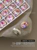 K9 Nuevo Oval fondo plano Joyería para uñas de Diamante celebridad de internet huevo de paloma destello blanco transparente Color Cristal Decoración de superficie multicorte