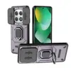 Adequado para Capa de Celular com Anel Urso de Batalha para Redmi Note 15 4g Capa de Celular Anti-Queda com Janela Deslizante para Redmi Note15