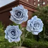 3 Arreglos de Rosas de Diamante para Montaje de Escena de Boda, Guía de Escenario, Pared de Flores de Piso, Flores Falsas de Techo, Flores de Seda, Flores Artificiales al por Mayor