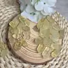 Pulseira de cristal amarelo natural lapidada com pontas duplas Acessórios para pulseira e colar DIY com contas Acessórios Joias Atacado