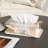 Caja de Pañuelos de Primavera para Sala de Estar en Casa Caja de Almacenamiento de Pañuelos Retráctil Plegable Caja de Pañuelos con Elevación Automática para Mesita de Noche