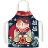 Avental estampado de corpo inteiro logo personalizado impressão digital à prova d'água à prova de óleo cozinha catering publicidade presente avental de cintura fábrica Jiang