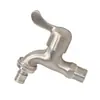Grifo de Acero Inoxidable 304, Grifo de Lavadora de Apertura Rápida de 1/2 Pulgada, Caño Extendido, Grifo de Doble Uso con una Entrada y Dos Salidas