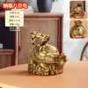 Estatueta de Dragão Tartaruga com Oito Trigramas em Latão para Boa Sorte, Ornamento de Dragão Tartaruga com Oito Trigramas, Tartaruga com Cabeça de Dragão e Oito Trigramas, Decoração de Casa