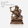 Estatua Portátil de Buda Sakyamuni Manjushri Bodhisattva Guanyin Tara Farmacéutica Dios Amarillo de la Riqueza Loto Adornos de Artista de Cobre Puro Fundido a Precisión de Alta Tecnología