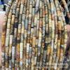 4*13mm cuentas de tubo redondo largo amatista ágata piedra del Emperador accesorios de joyería diy pulsera cuadrado con cuentas fábrica venta al por mayor