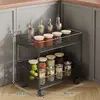 Prateleira de Armazenamento de Cozinha Prateleira de Armazenamento de Condimentos para Mesa Doméstica Bancada Multi-Camada Multifuncional Prateleira de Exibição para Garrafas de Óleo, Sal, Molho e Vinagre