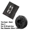 Cubierta de Neumático de Repuesto para Coche, Cubierta de Neumático de Cobertura Total, Cubierta Protectora Impermeable y a Prueba de Polvo, Cubierta para Neumático de Nieve, Bolsa de Almacenamiento Protectora de Tafetán