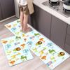 Tapete de cocina fresco de estilo americano, manta de noche, alfombra larga, tapete para puerta de entrada, tapete de corte completo, exportación transfronteriza