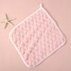 Toalha de Mão de Veludo Coral para Pendurar Absorvente Sem Fiapos Lavagem de Rosto Pequena Toalha Quadrada Casa Cozinha Pano de Secagem Rápida Lenço Infantil