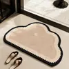 Alfombrilla de Baño de Barro Diatómico Estilo Retro Francés Absorbente de Agua Secado Rápido Alfombrilla para Suelo de Baño Transfronteriza Alfombrilla Antideslizante Resistente al Desgaste para Puerta de Baño
