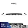 Adecuado para Audi A7 C7 Sline 2015-2017 Modelo Posterior M4 Spoiler Trasero Lip Modificación Transfronteriza