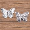 1 acero color oro acero inoxidable cuentas de agujero grande mariposa amor flor cuentas accesorios de joyería hechos a mano con cuentas