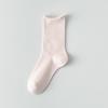 Calcetines de Algodón Puro para Mujer, Calcetines Finos de Verano hasta la Mitad de la Pantorrilla, Calcetines de Malla Transpirable Sin Costuras para Maternidad, Calcetines Holgados para Mujer de Zhuji