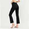 Nuevos Pantalones de Yoga Levanta Glúteos para Mujer 2026, Pantalones Deportivos Cropped Ligeramente Acampanados para Fitness, Pantalones Deportivos de Manga Corta de Cintura Alta Ajustados para Verano
