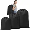 Em Estoque Atacado Pano Oxford 210D Cordão Grande Saco de Lavanderia Viagem Acampamento Saco de Armazenamento com Cordão Esportes Saco para Roupas Sujas