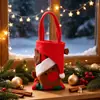 Venta Caliente Transfronteriza En Stock Papá Noel Muñeco de Nieve Reno Oso Pingüino Bolsa de Regalo Bolsa de Dulces Bolsa Tote Bolsa para Manzana
