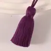 Pingentes de Nó Chinês em Estoque em 44 Cores, Adequados para Cortinas, Sachês, Marcadores de Página e Acessórios, Disponíveis em Cores Duplas