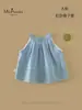 Flor de VeranoNuevo Verano Bebé Infantil Clase A Ropa Infantil Niña Bebé Camiseta sin Mangas Rayas Cuadros Camisa de Muñeca