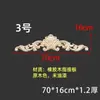 Talla en Madera Dongyang Madera Maciza Estilo Europeo Adorno Talla en Madera Estilo Francés Panel Floral Mueble Puerta de Gabinete Tira Larga Moldura de Puerta Panel Floral Largo