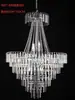 Nuevos Accesorios de Boda Lámpara de Cristal Decoración de Salón de Bodas Decoración de Salón de Cristal Lámpara Acrílica de Múltiples Niveles Candelabro Grande