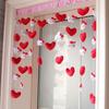 Cortina de Puerta sin Clavos Love Kitty Cat Cortina de Puerta Divisoria para Sala de Estar Cortina Decorativa de Pared Colgante para el Hogar en las Cuatro Estaciones Velcro