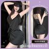 Jinxiao Lencería Sexy Pijama Nuevo Vestido Delgado de Color Sólido con Tirantes y Camisola Camisón Qqny Set de Abstinencia