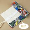 Cortina de lona Weizhuang de 72 agujeros de gran capacidad, estuche de lona con dibujos animados de gato lindo para hombres y mujeres, bolsa de papelería para pintura con lápices de colores de boceto